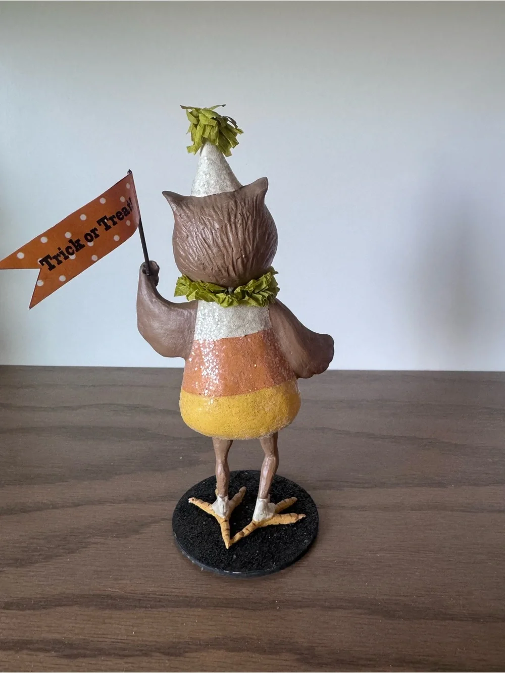 Bethany Lowe Designs Candy Corn Hootie Owl Figurine